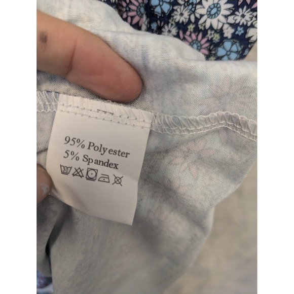 Women's Size XL Floral Print Maxi Dress Boho Festival Casual - Picture 6 of 8